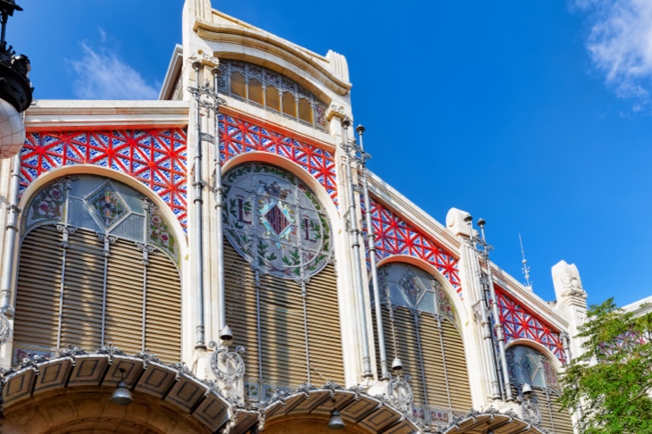Exterior of the Central Market of Valencia