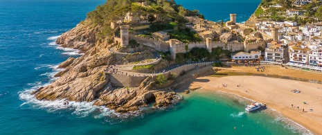 Village of Tossa de Mar in Catalonia Village of Tossa de Mar in Catalonia