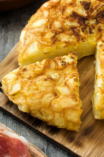 Tortilla and other typical Spanish tapas
