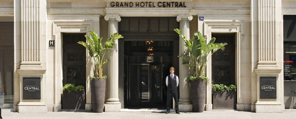 Entrada do Gran Hotel Central, Barcelona © Gran Hotel Central