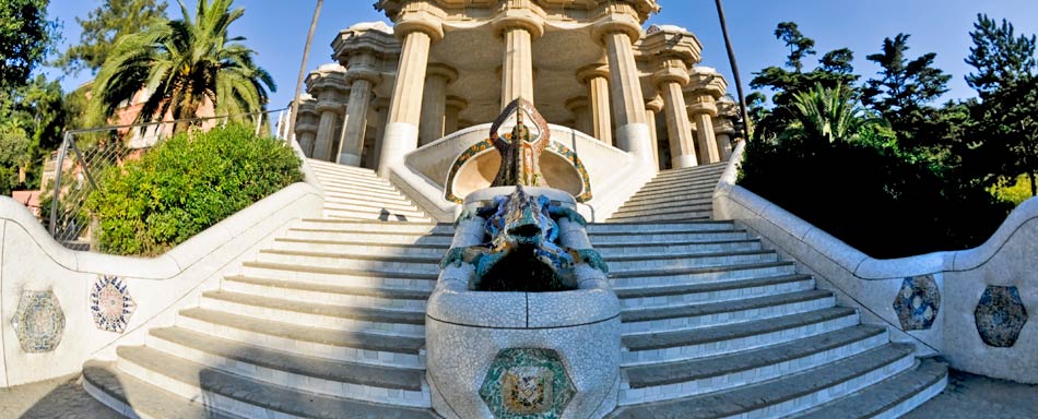 Güell Park. Barcelona Güell Park. Barcelona