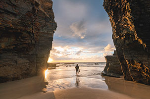Praia de As Catedrais.