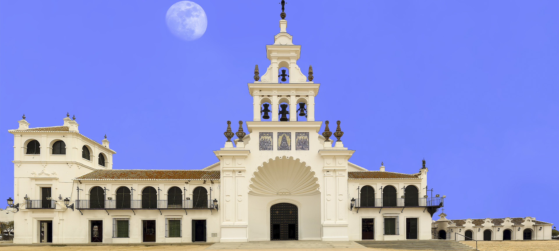 El Rocío shrine in Almonte (Huelva, Andalusia)
