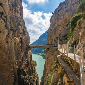 Caminito del Rey in Malaga, Andalusia