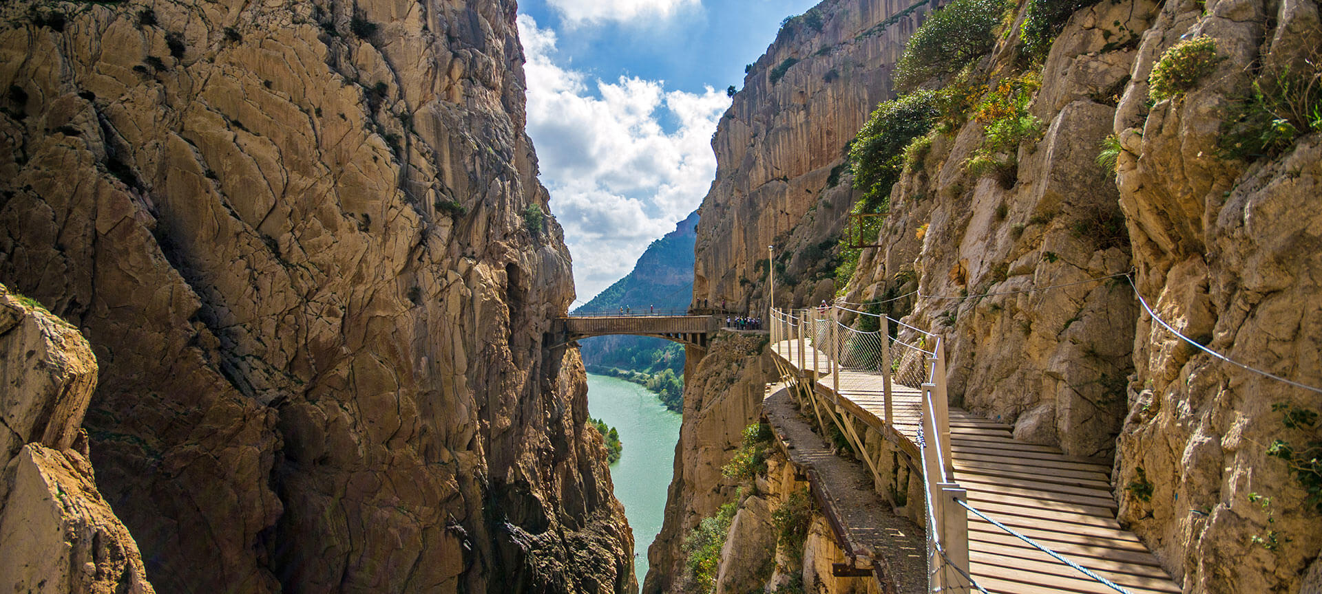 Caminito del Rey, em Málaga, Andaluzia Caminito del Rey, em Málaga, Andaluzia