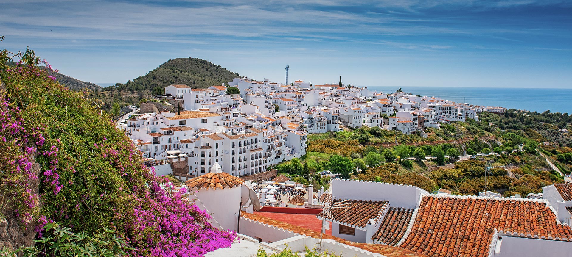 View of Frigiliana. Malaga