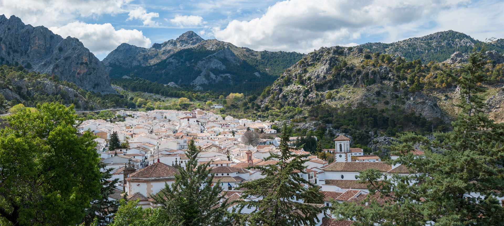 Panorama Grazalemy w Kadyksie (Andaluzja)