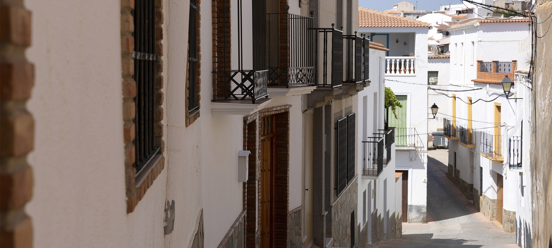 Calle típica de Laujar de Andarax, en Almería (Andalucía)