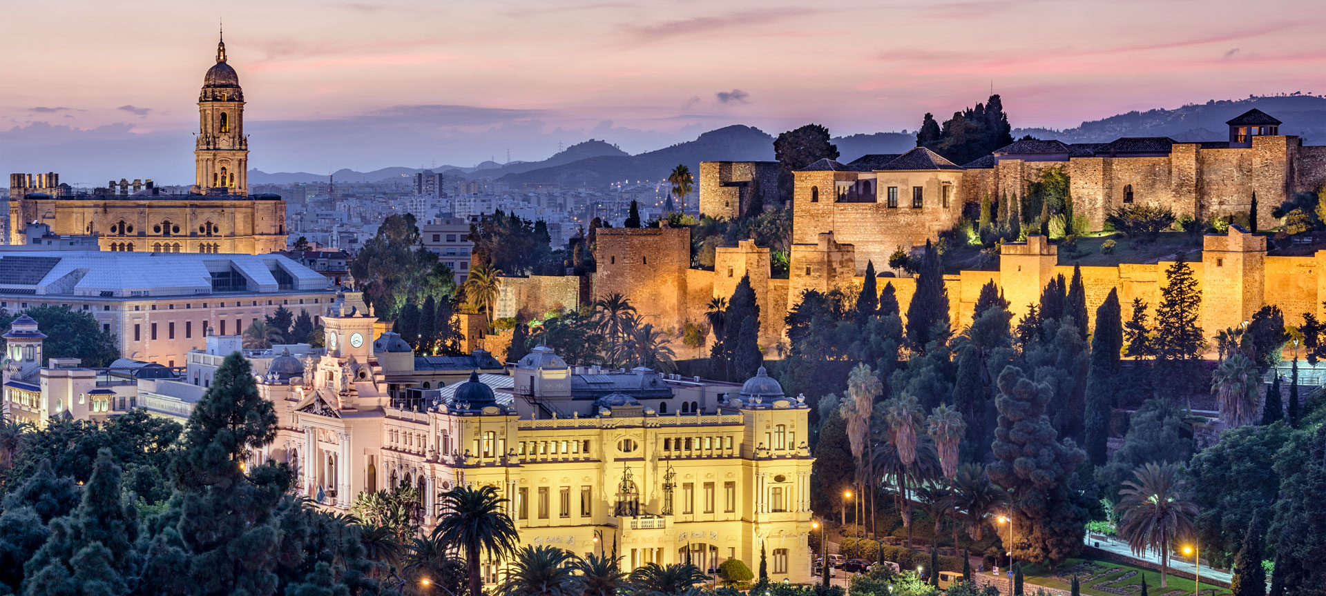 View of Malaga