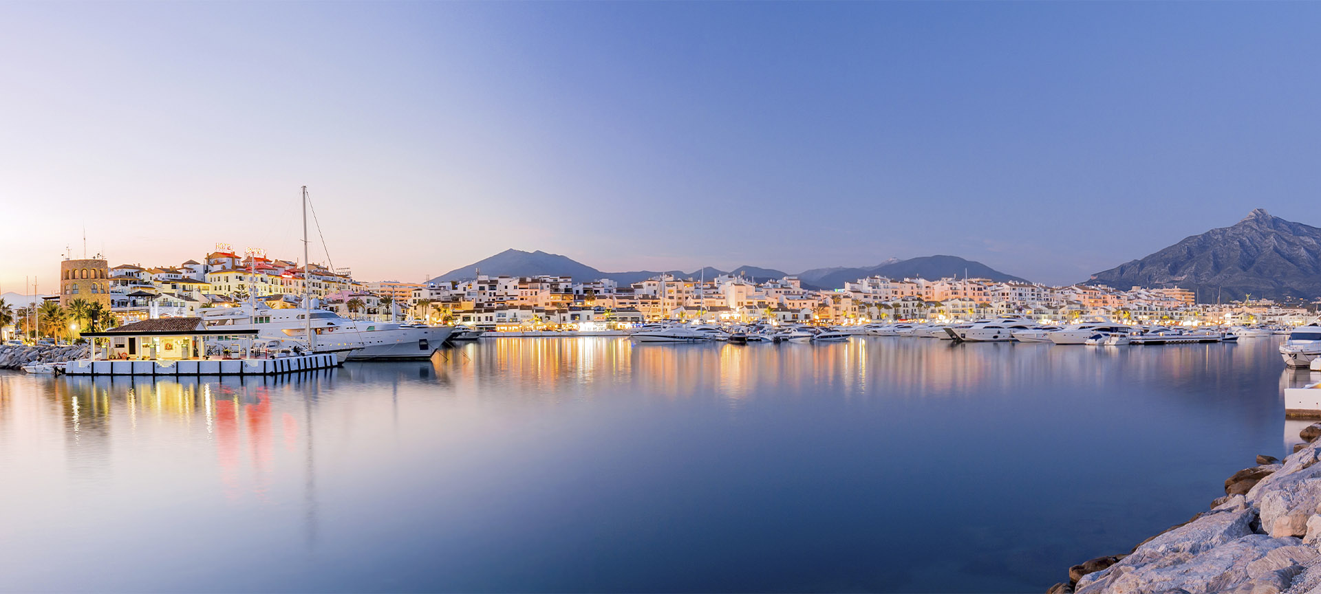 Puerto Banús in Marbella (Malaga, Andalusia)