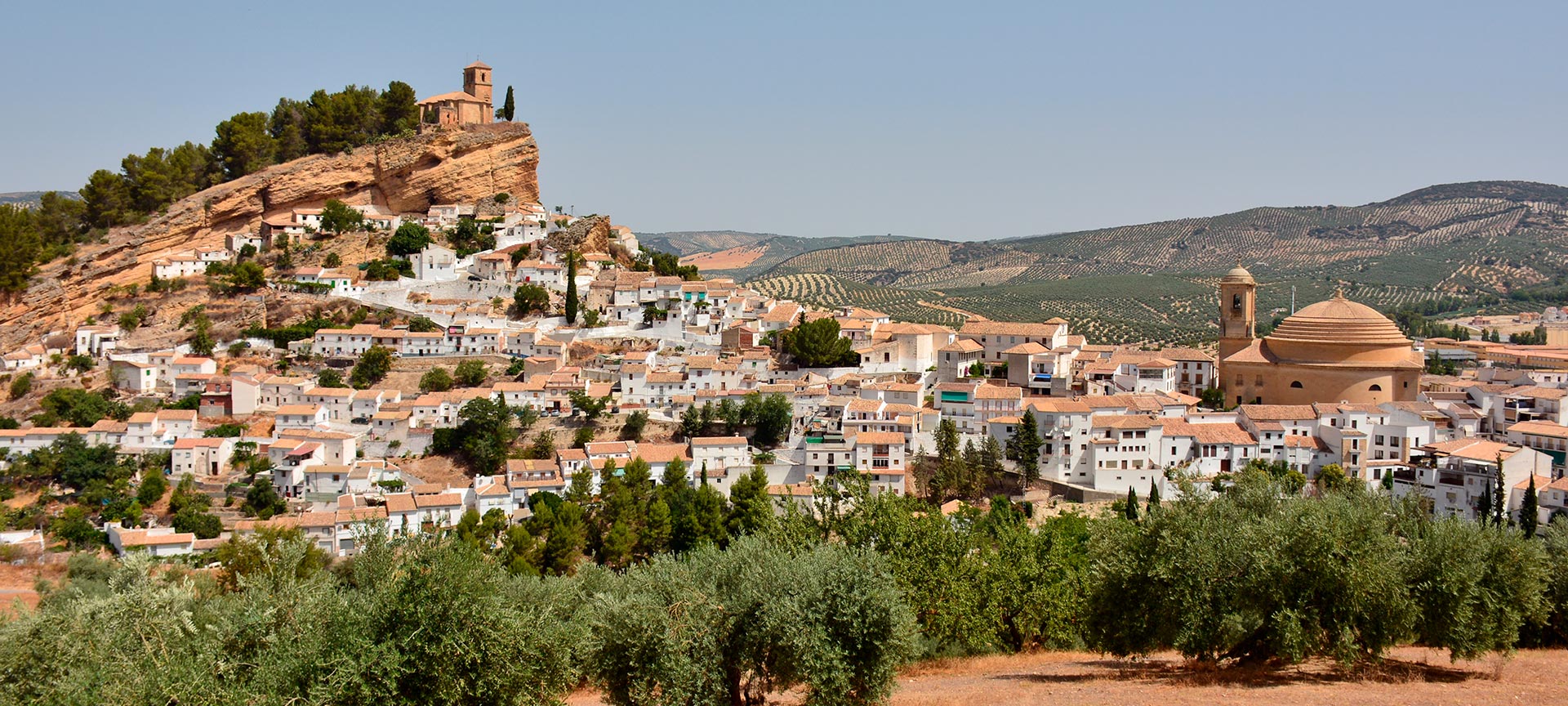 Blick auf Montefrío, Granada