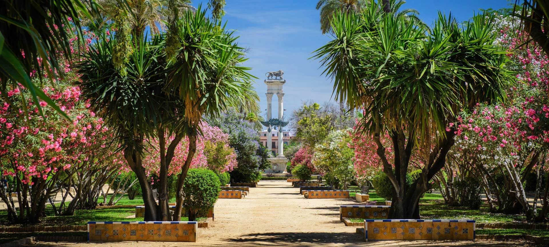 Urban park in Spain Urban park in Spain