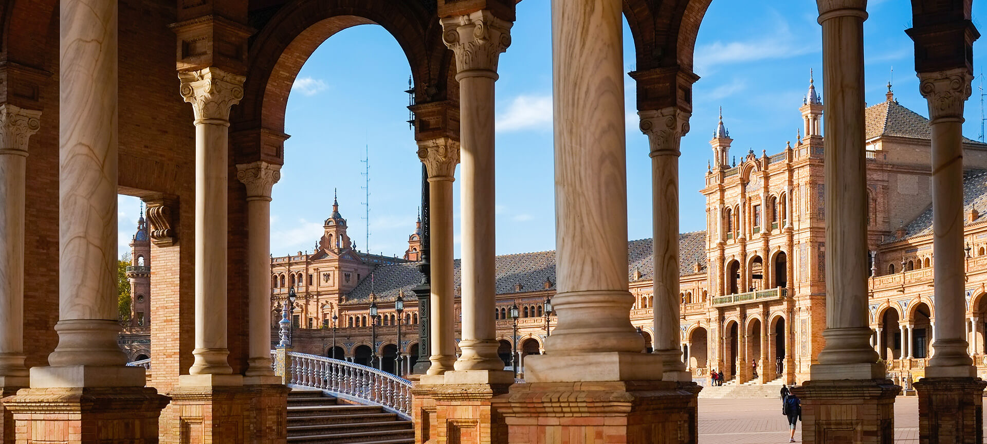 Plaza de España square in Seville