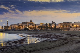 Plaża El Rompidillo, w Rota (Kadyks, Andaluzja)