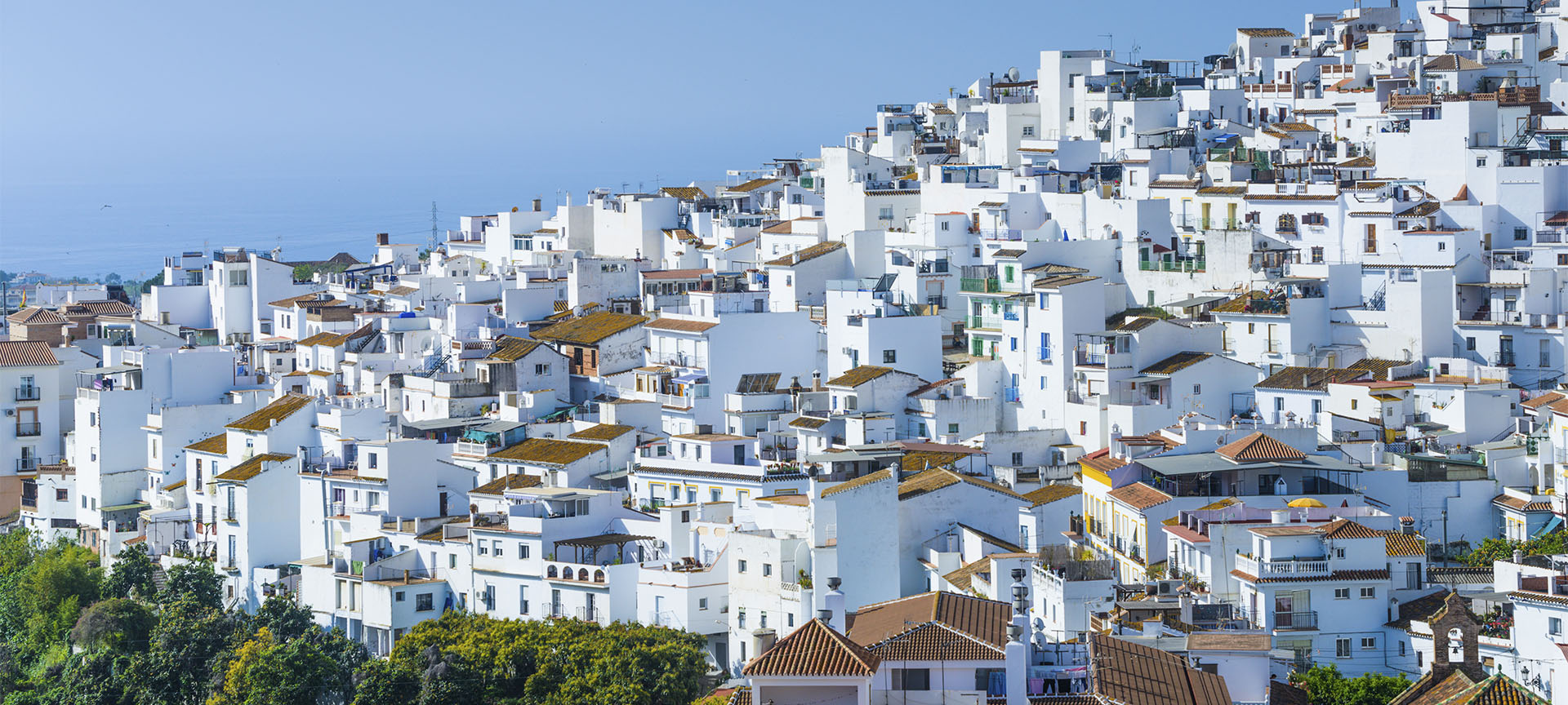 Vue panoramique de Torrox, dans la province de Malaga (Andalousie)