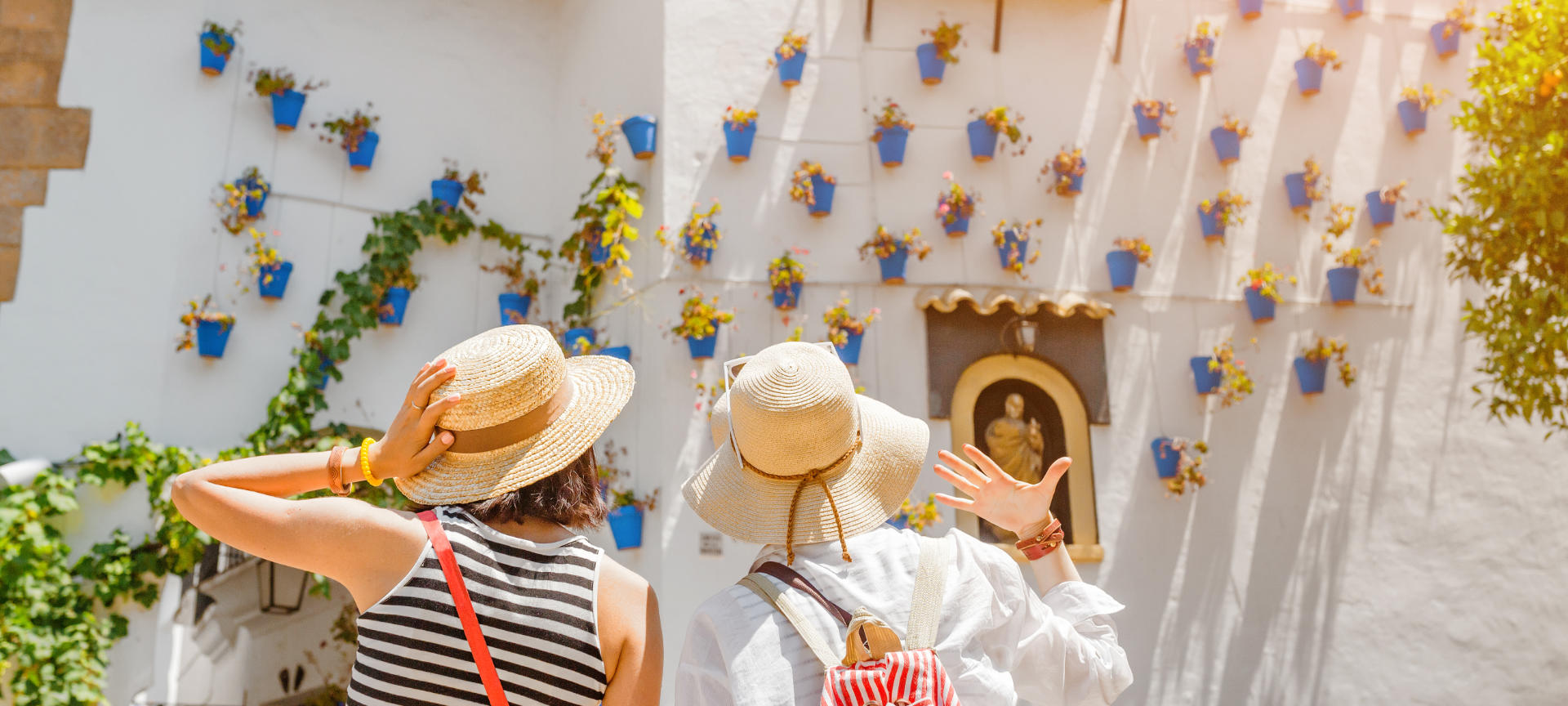 Tourists in the city of Córdoba, Andalusia