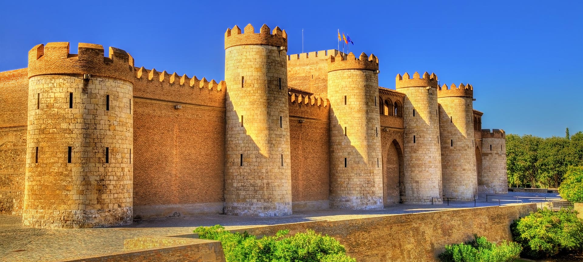 Palast La Aljafería. Zaragoza