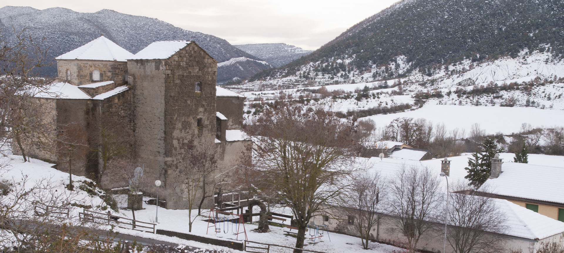 Église San Hipólito à Sabiñánigo (province de Huesca, Aragon)