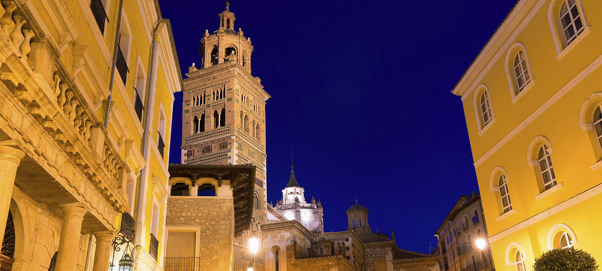 Vista da catedral de Teruel (Teruel, Aragón)