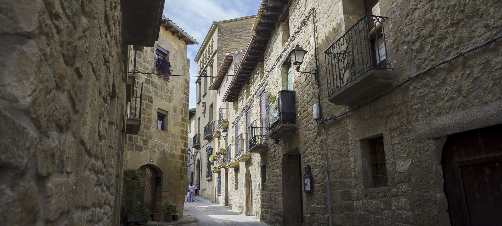 Strade di Uncastillo (Saragozza, Aragona)