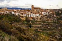 Vista geral de Villarluengo, Teruel, Aragão