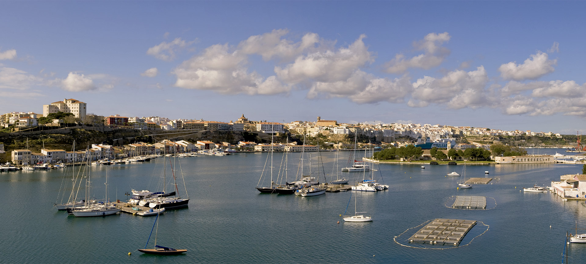 "Port of Maó in Menorca (Balearic Islands) "
