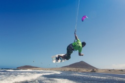 Kitesurf em El Médano, Tenerife (Ilhas Canárias)