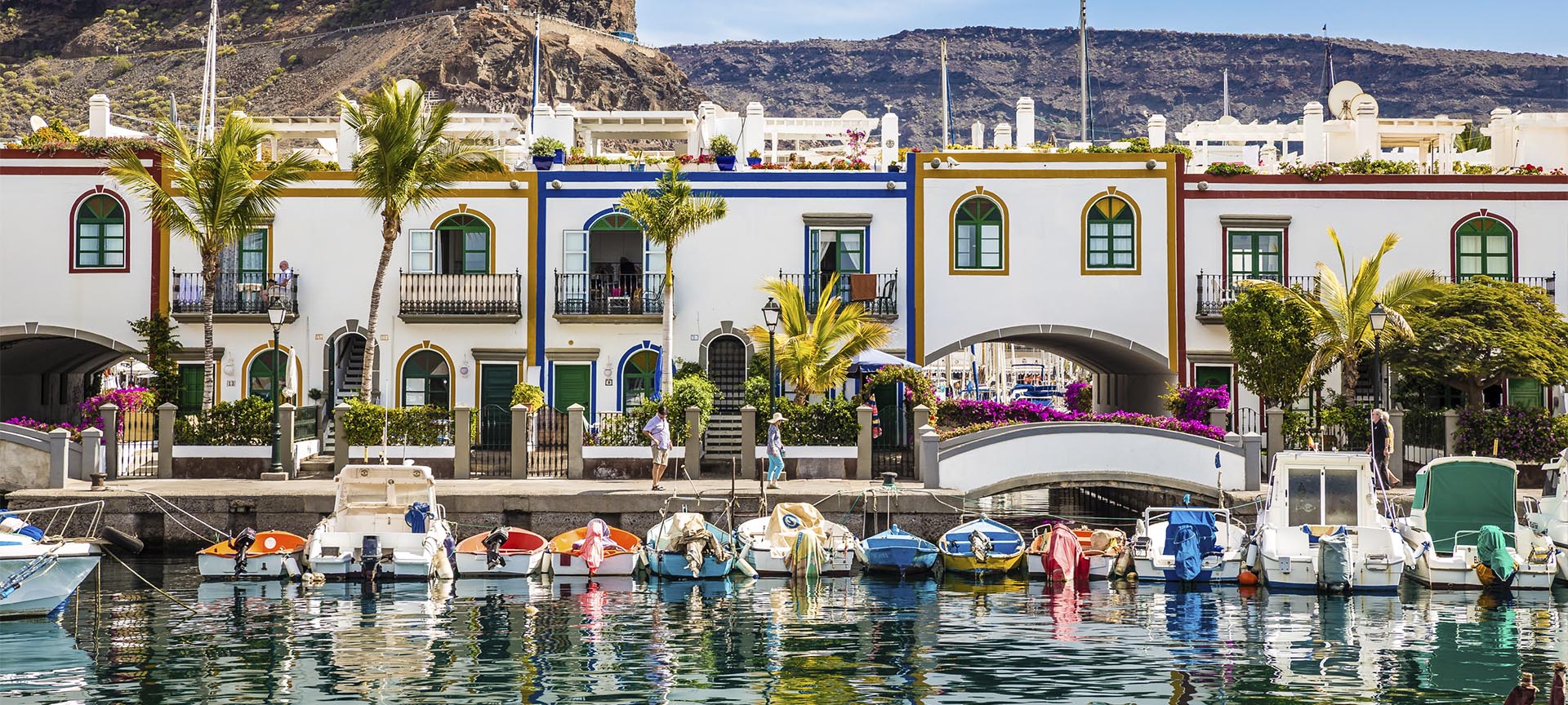 Port de Mogán, dans l’île de Grande Canarie (archipel des Canaries)
