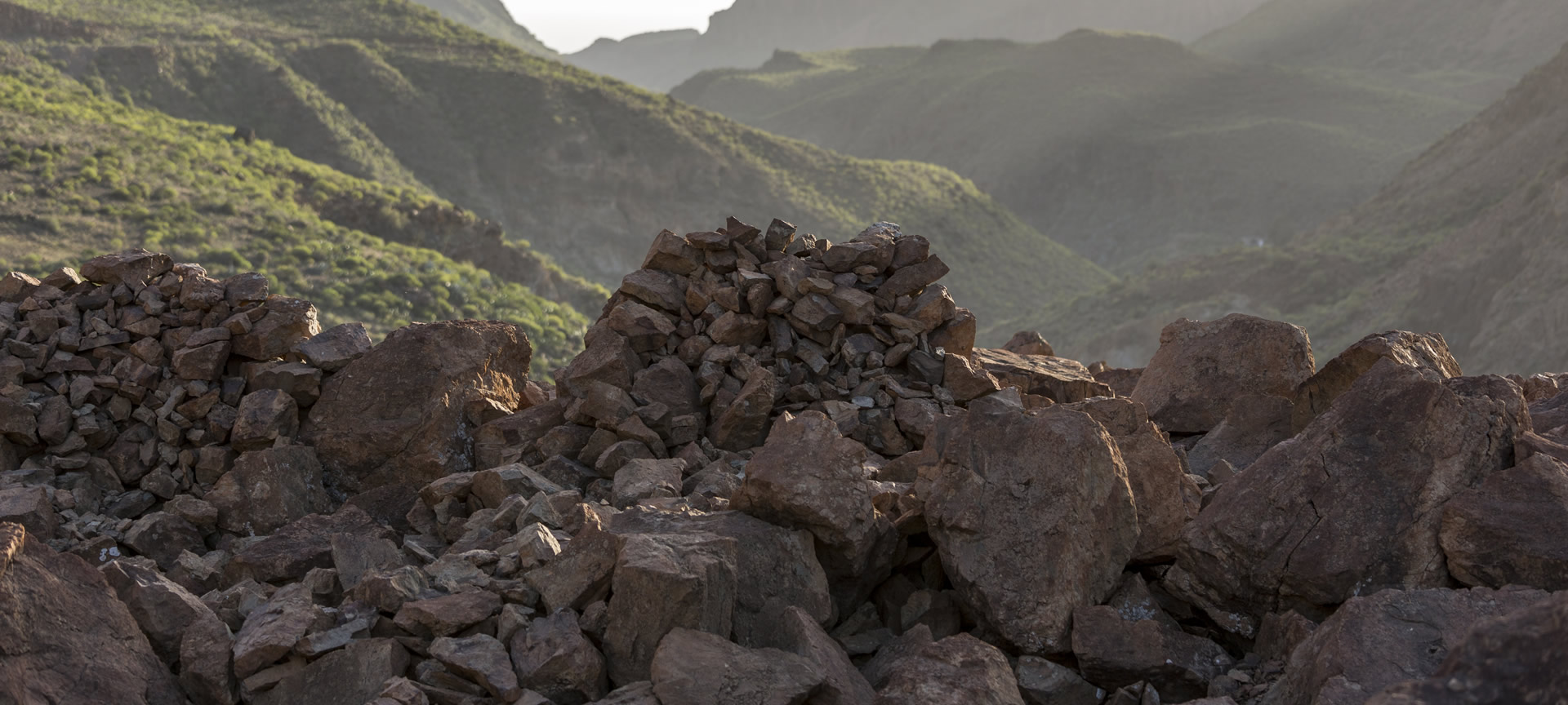 Nécropole d'Arteara, sur l'île de Grande Canarie