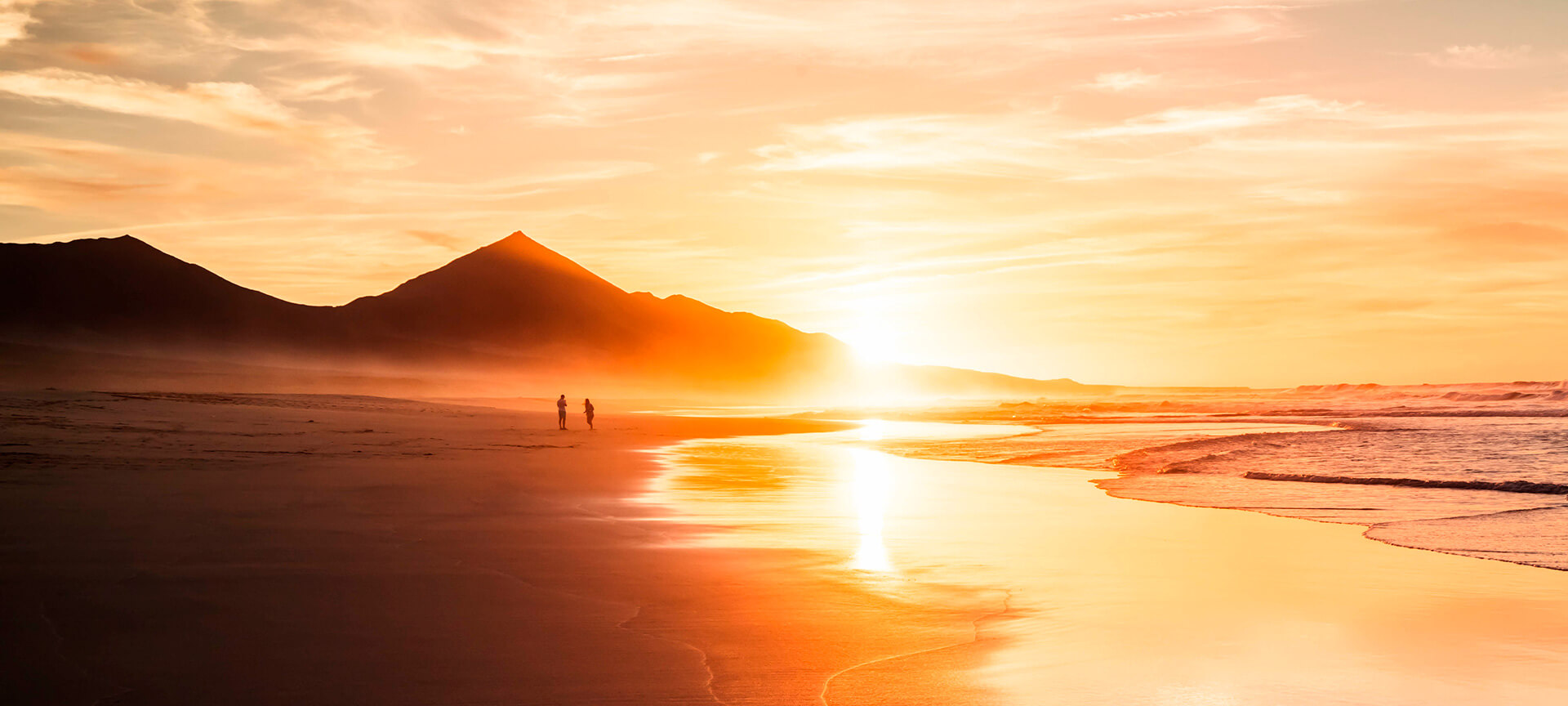 Sunset on Cofete Beach, Fuerteventura