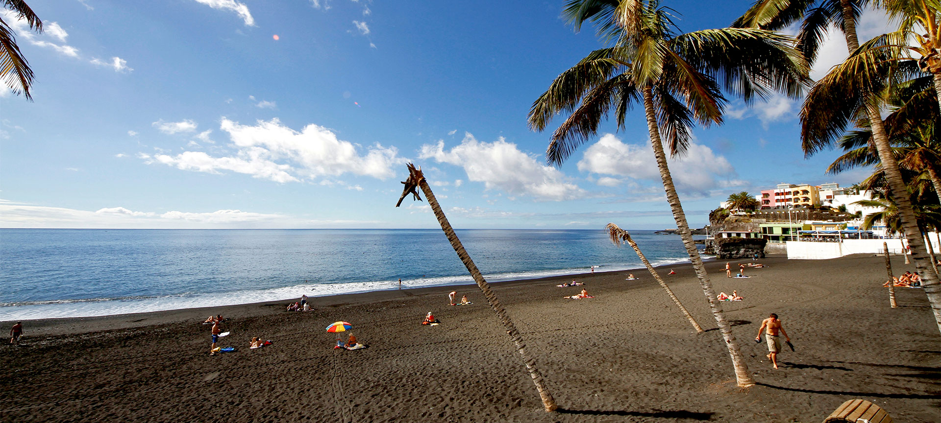 A beach in Los Llanos de Aridane on the island of La Palma (Canary Islands)
