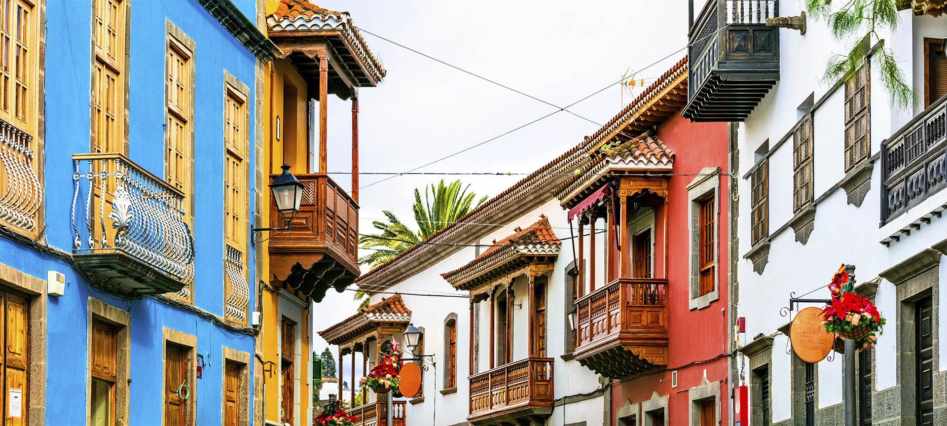 Calles de Teror, en la isla de Gran Canaria (Islas Canarias)