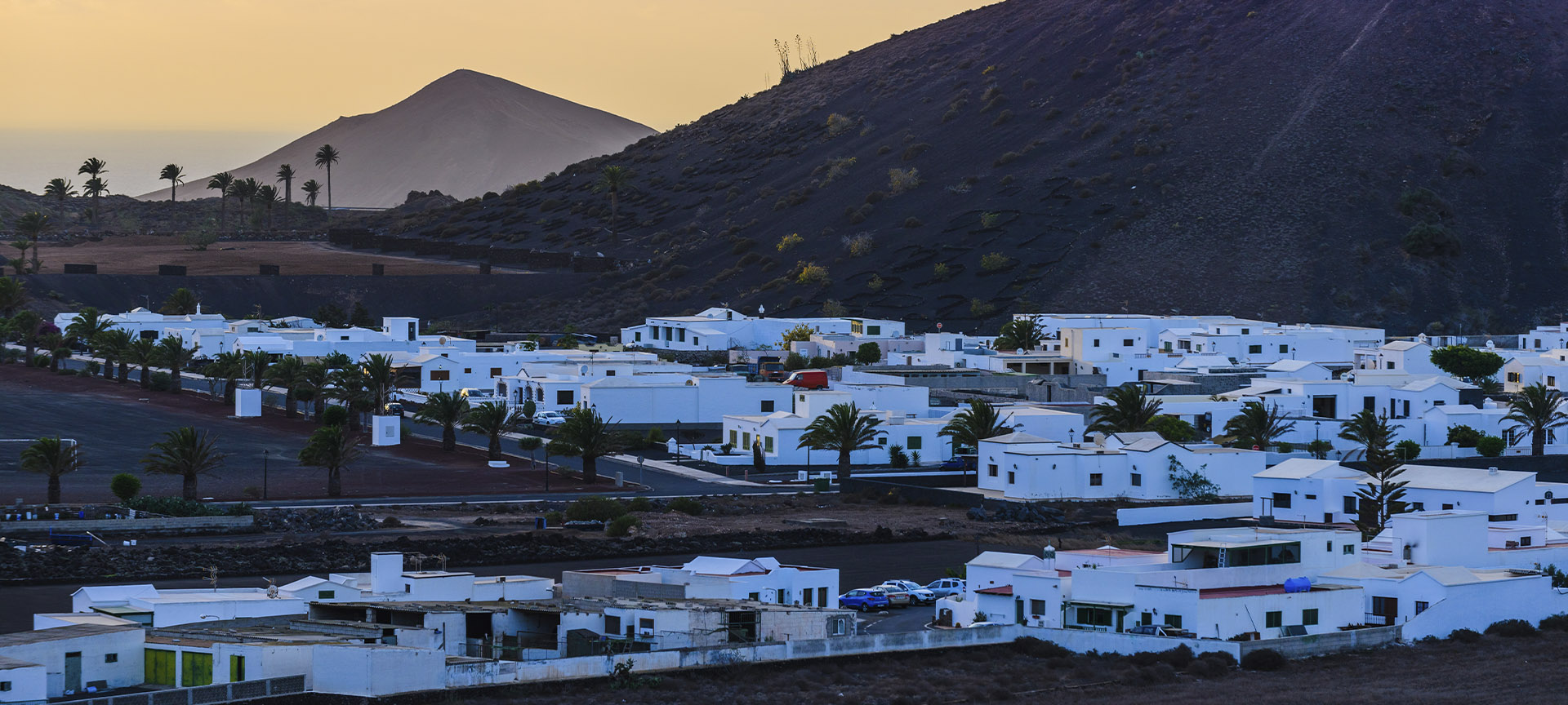 Panoramica di Uga (Lanzarote, Isole Canarie)