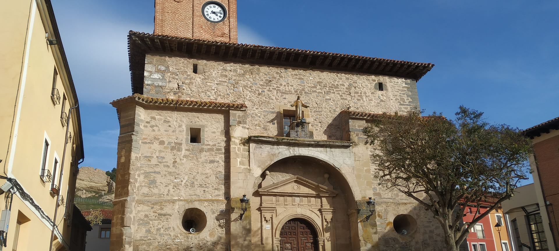 Esterno della chiesa di San Pedro a Belorado