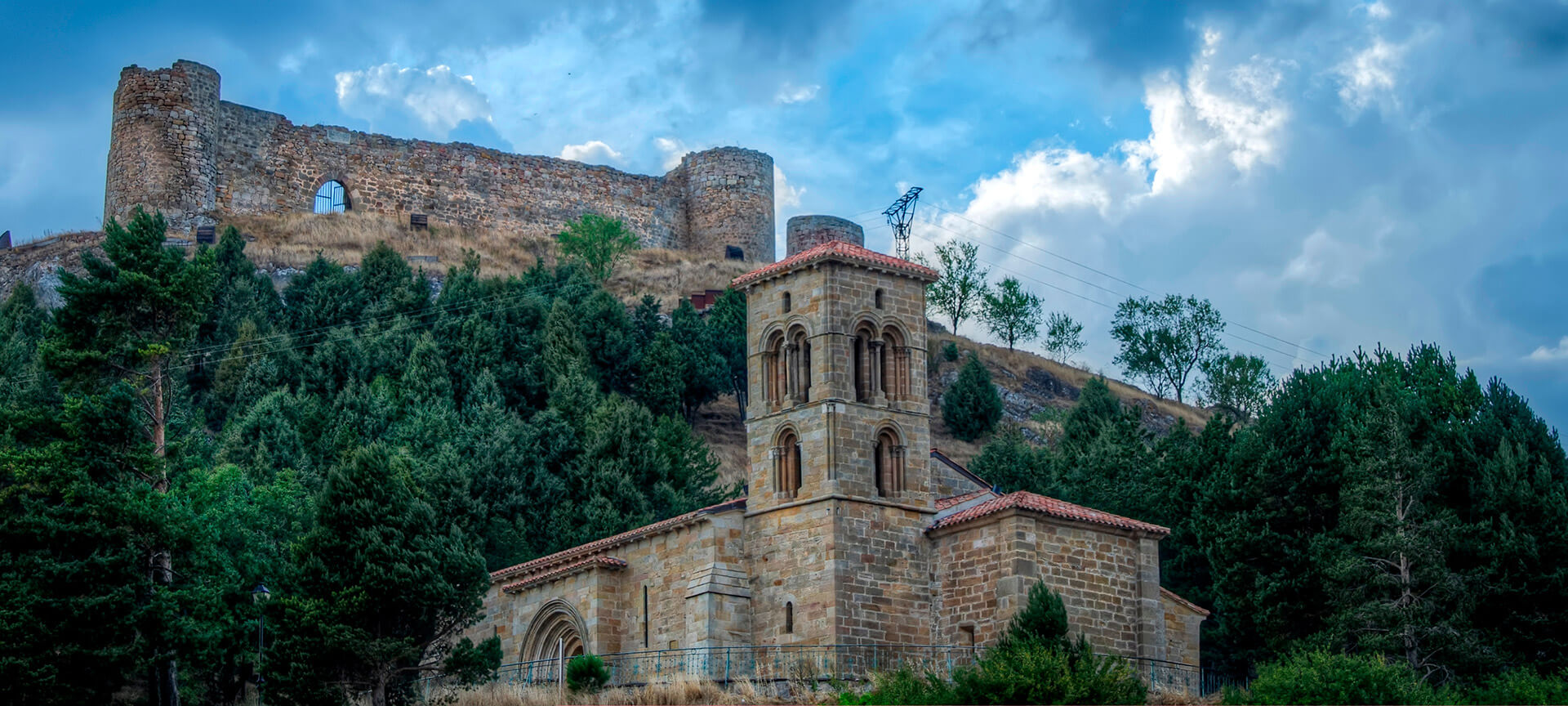 Shrine to Saint Cecilia and Aguilar de Campoo Castle (Palencia, Castilla y León)