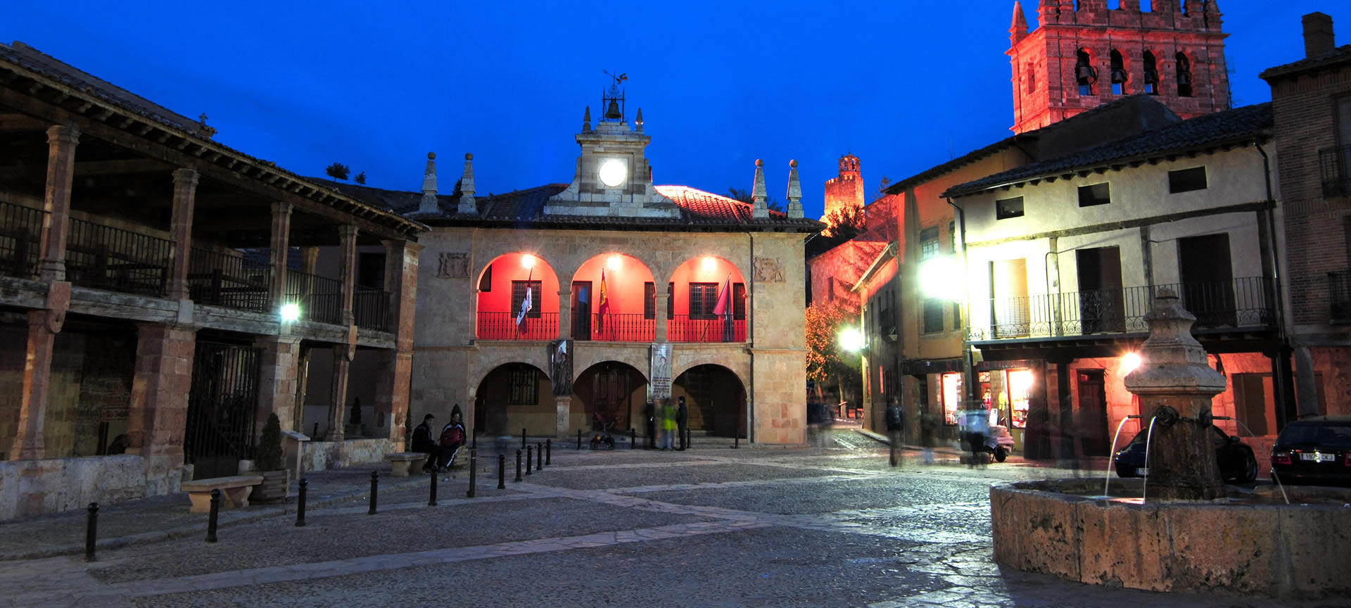 Plaza Mayor di Ayllón (Segovia, Castiglia e León)