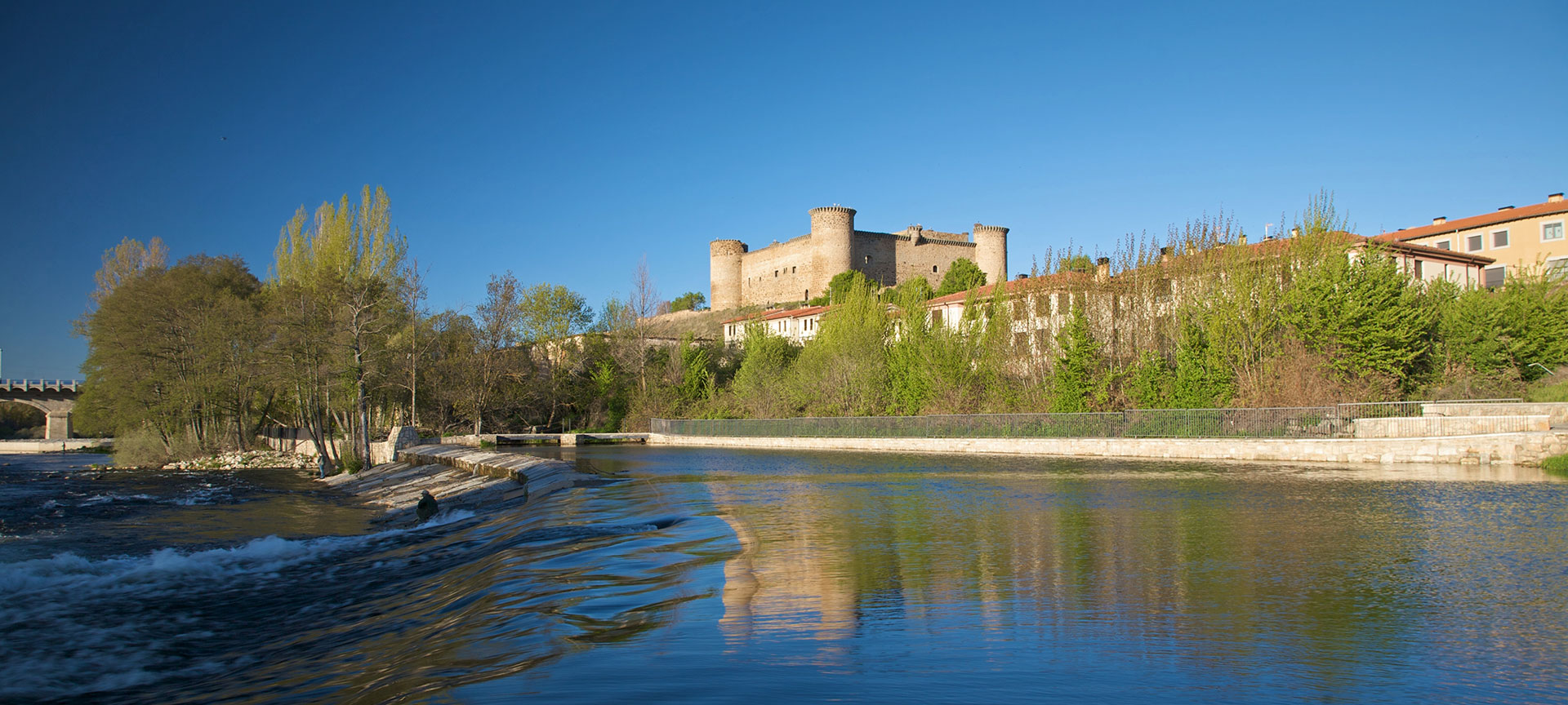 Blick auf die Burg von Valdecorneja in El Barco de Ávila.