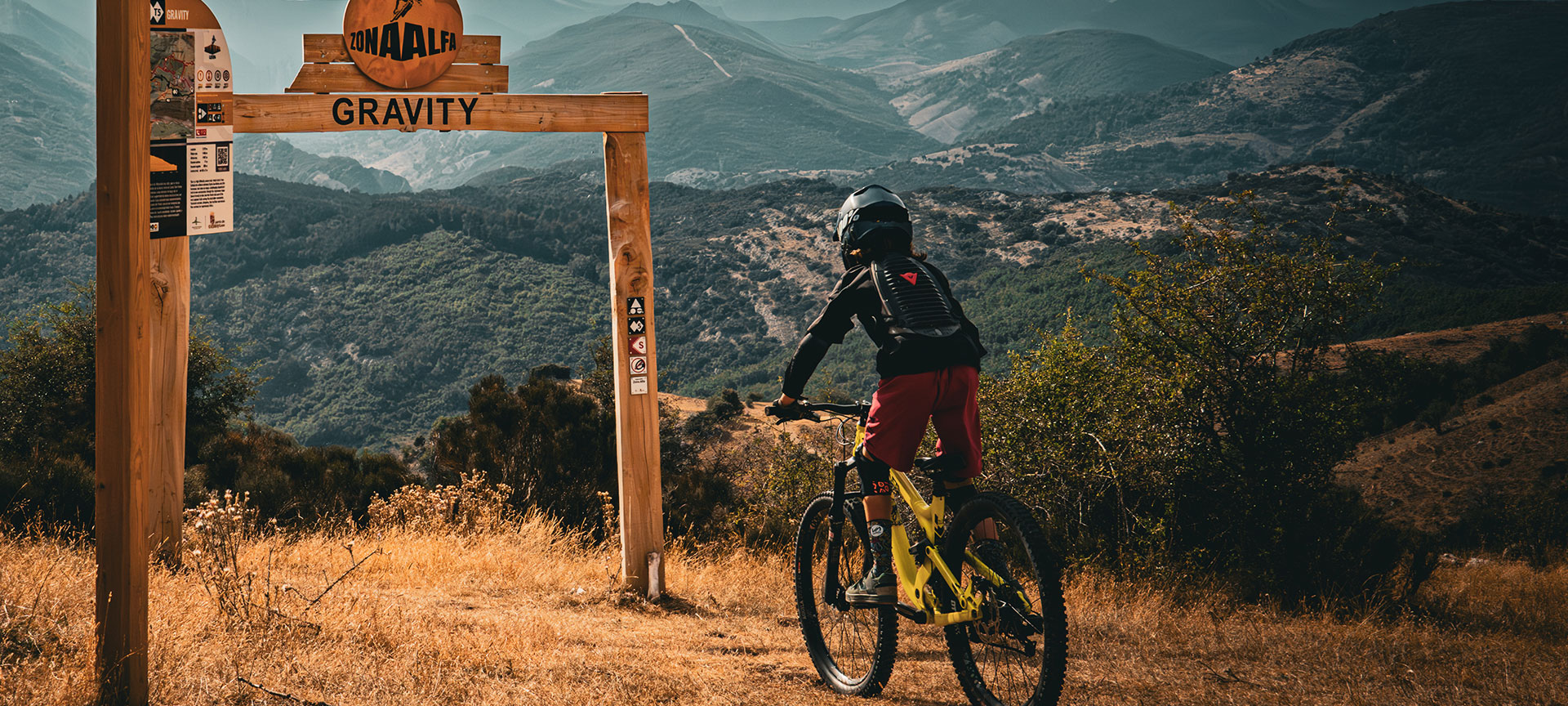 Mountain Biker in Zona Alfa, Leon