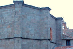 Klasztor Santa María de Gracia, Ávila. Widok z lotu ptaka.