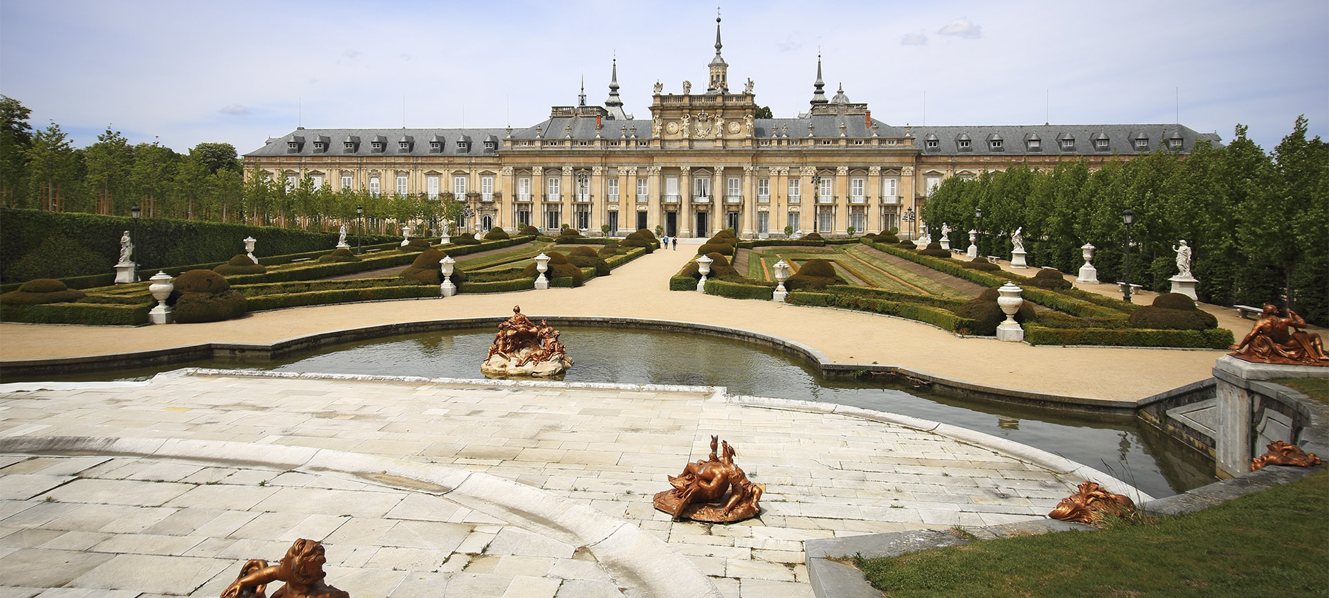 Palais royal de La Granja de San Ildefonso, dans la province de Ségovie (Castille-León)