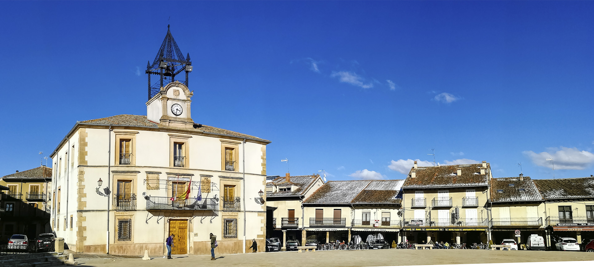 Plaza Mayor di Riaza (Segovia, Castiglia e León)