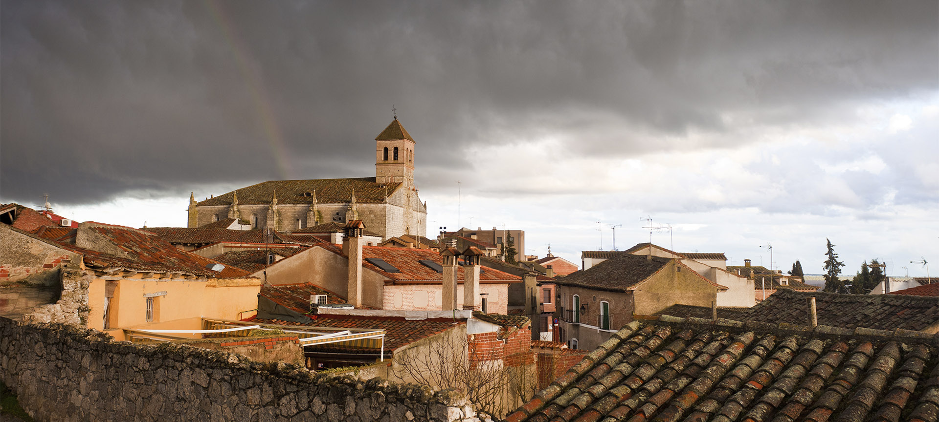 "Panoramica di Simancas (Valladolid, Castiglia e León) "