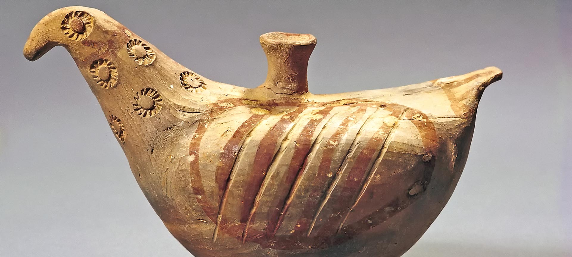 Museu de Albacete. Detalhe da pomba do Amarejo. Iberos. Século III.