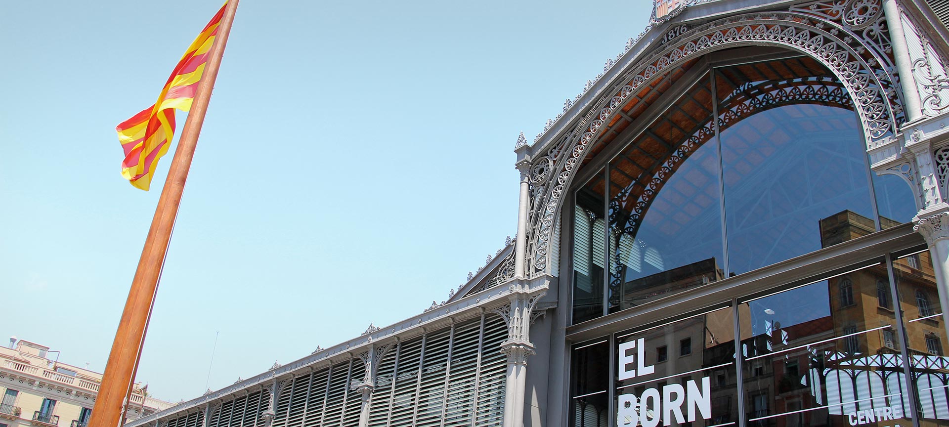 Mercado de El Born en el barrio del mismo nombre. Barcelona