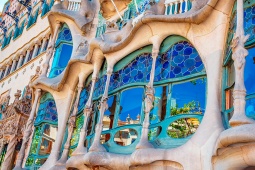 Fachada de la Casa Batlló en Barcelona