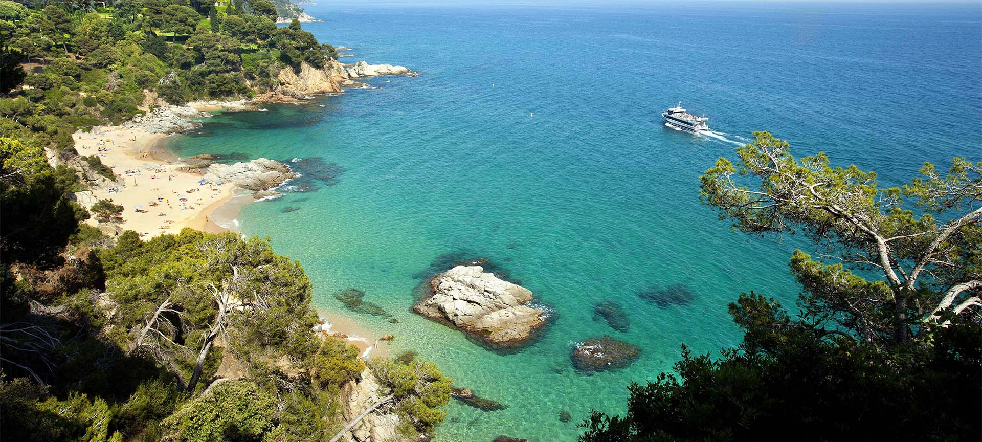 Cala di Sa Boadella, a Lloret de Mar (Girona, Catalogna)