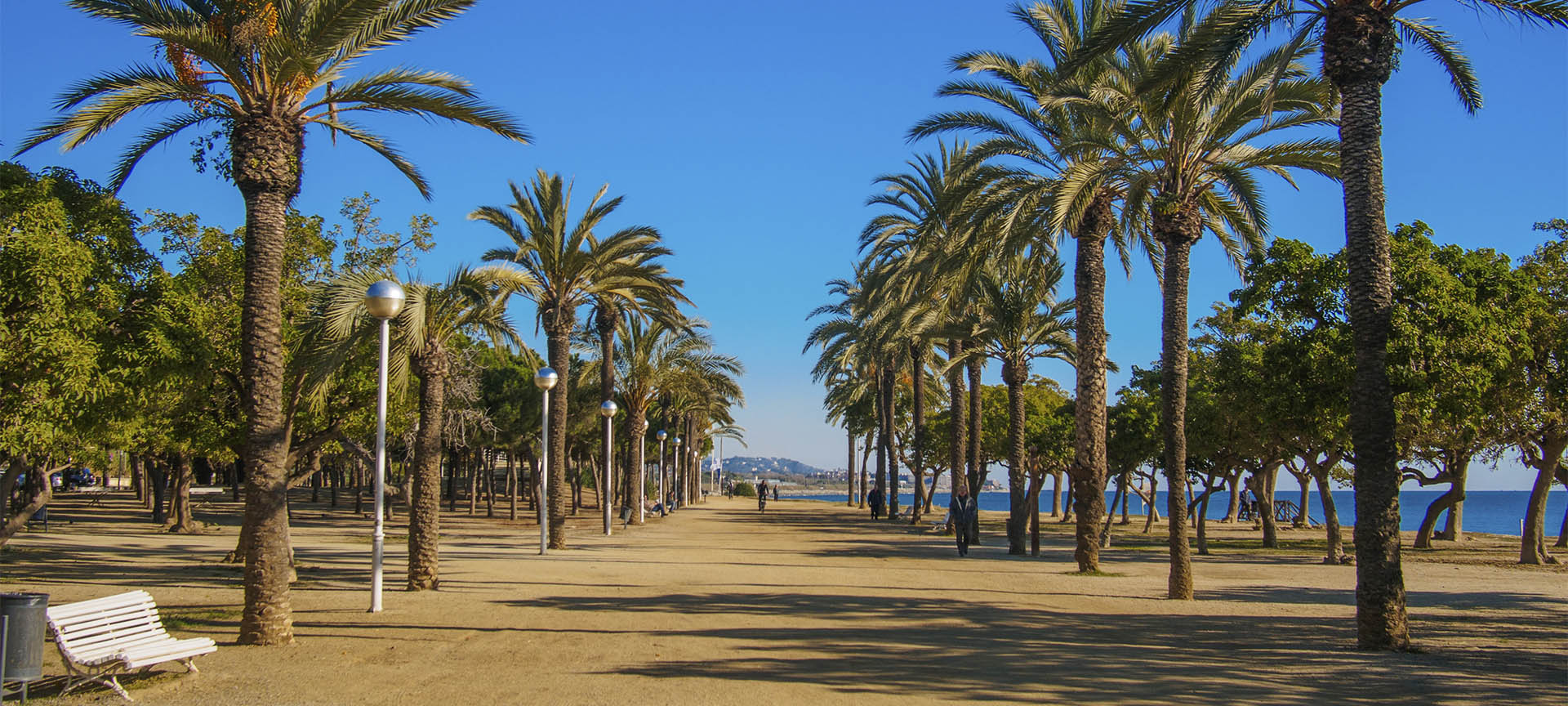 Paseo marítimo de Mataró (Barcelona, Cataluña)