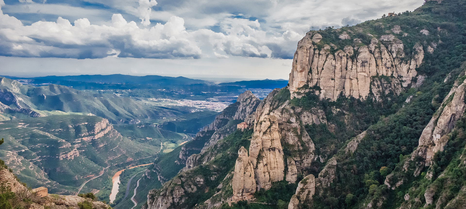 Veduta da Montserrat. Barcellona