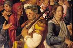 Środkowy detal obrazu „Więzień Sant Feliu”. Olej na płótnie. Muzeum Sztuki. Girona