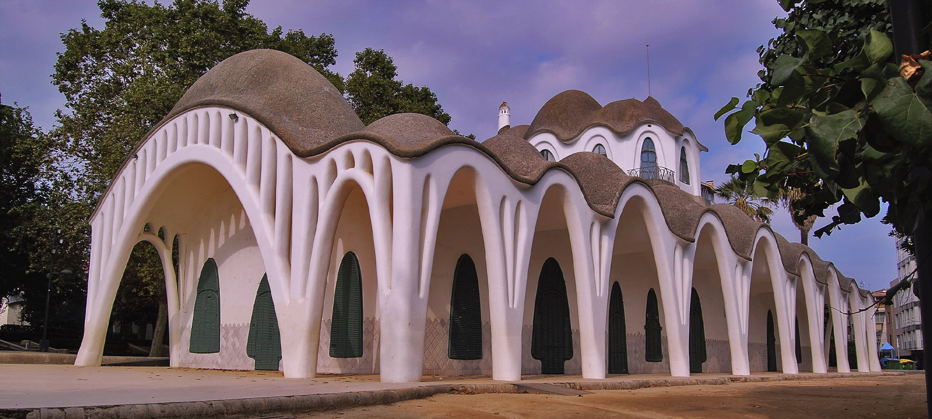 La Masia Freixa, nel Parco Sant Jordi de Terrasa (Barcellona, Catalogna)
